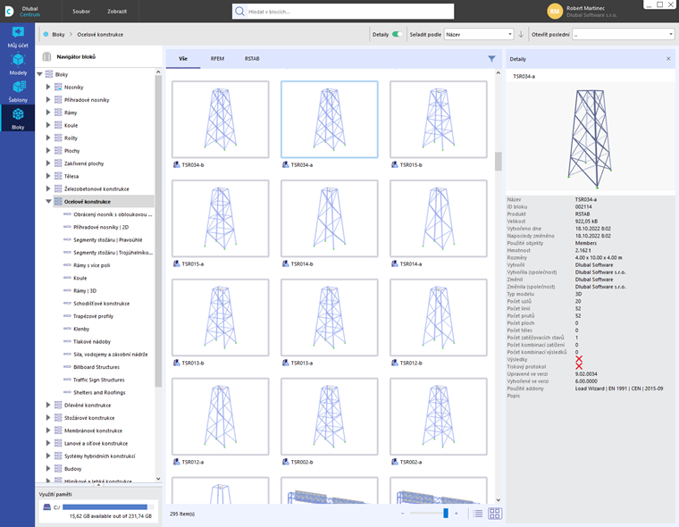 'Bloky' v Dlubal centru