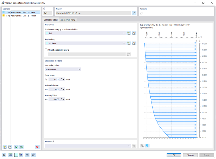 FAQ 005286 | Jak je možné zohlednit různé profily větru pro různé směry větru?