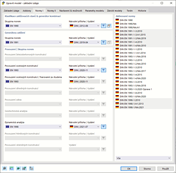 Dialogové okno "Nový Model - Základní údaje", záložka "Normy I"