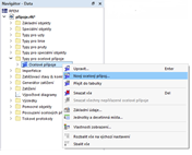 Místní nabídka pro ' ocelové přípoje '