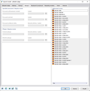 Dialog 'Nový model - základní údaje', záložka 'Normy II'