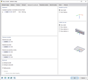 Dialogové okno "Nový model - základní údaje", záložka "Nastavení a možnosti"