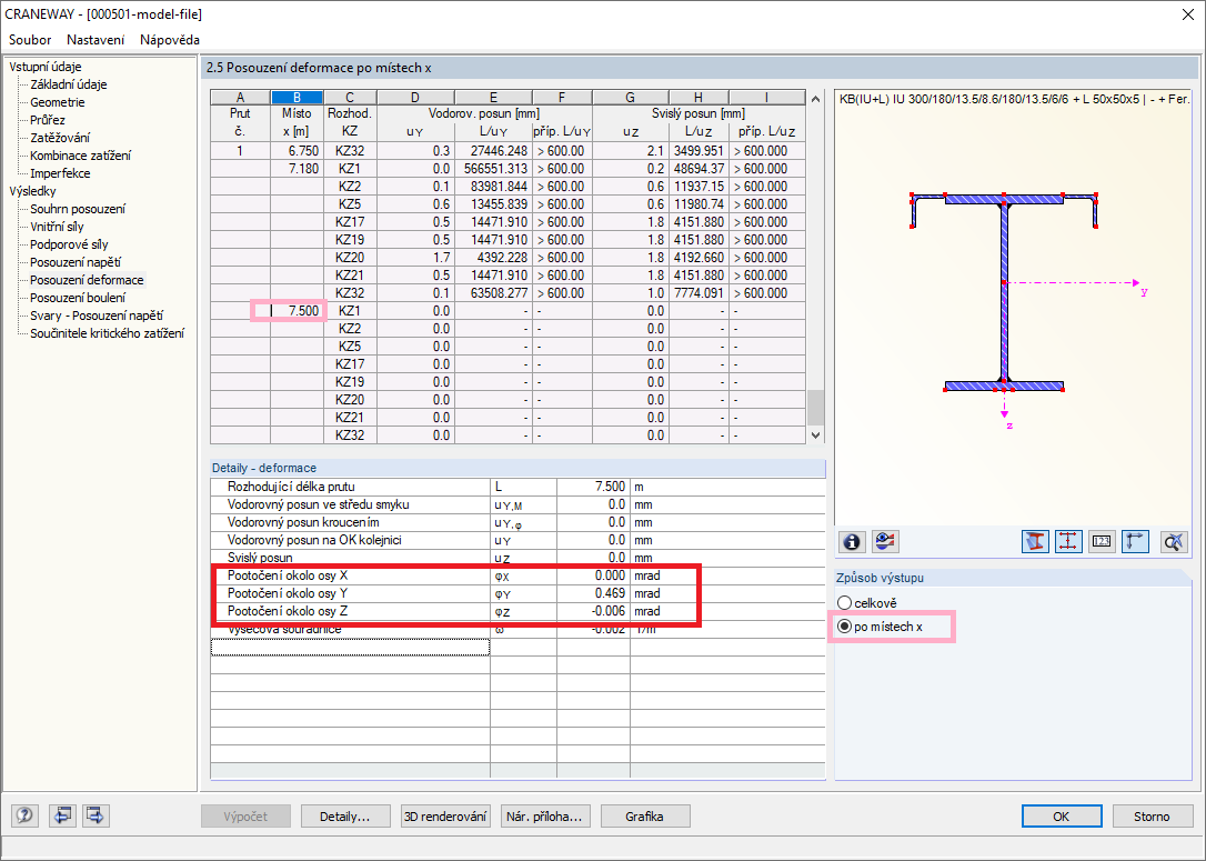FAQ 005298 | Rotační deformace v MSP na podporách