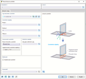 Dialog 'Nové liniové uvolnění'