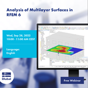 Analýza vícevrstvých ploch v programu RFEM 6
