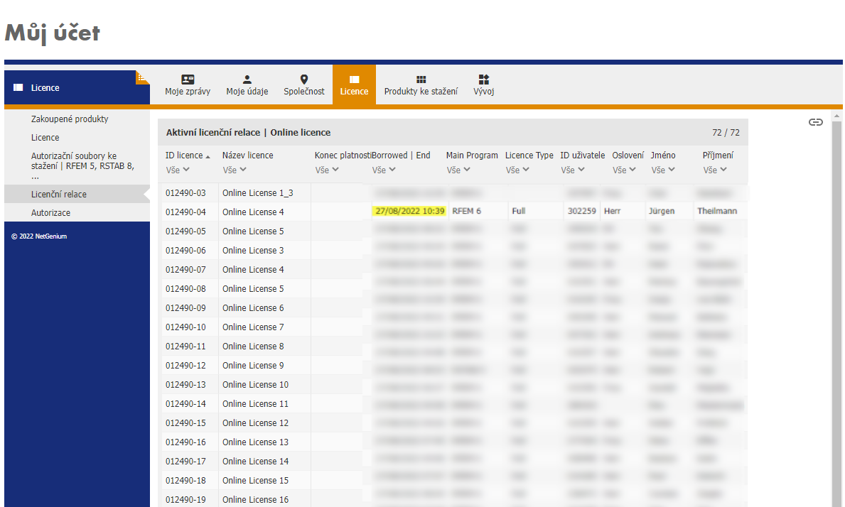 FAQ 005305 | V 12:39 (středoevropského letního času) jsem se přihlásil pomocí své online licence Dlubal. Chci si zabrat licenci na 24 hodin.