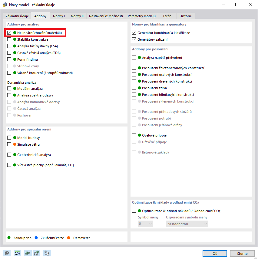 FAQ 005310 | Je možné nastavit přírůstky zatížení, uložit výsledky každého kroku a zobrazit, v kterém přírůstku zatížení materiál zplastizuje?