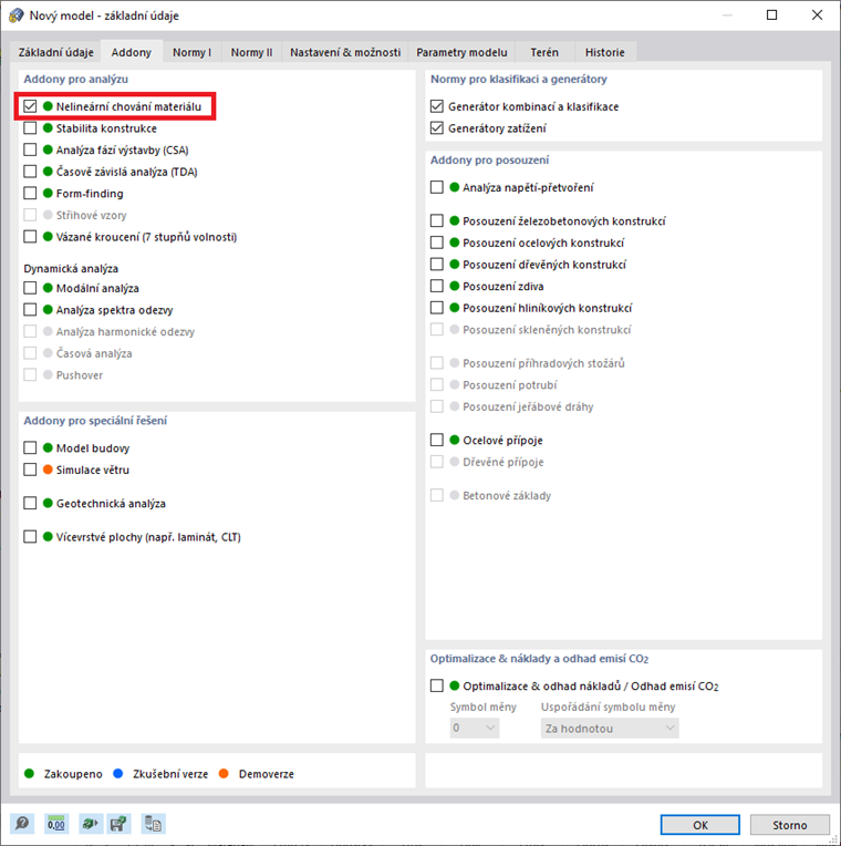 FAQ 005310 | Je možné nastavit přírůstky zatížení, uložit výsledky každého kroku a zobrazit, v kterém přírůstku zatížení materiál zplastizuje?