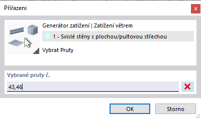 Zadání prutů bez zatížení