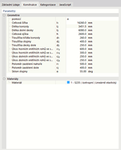 Přizpůsobení parametrů bloku