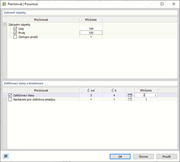 Posun čísel objektů a zatěžovacích stavů
