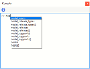 Automatické dokončování příkazů v konzoli