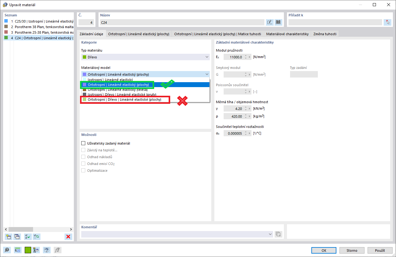 FAQ 005327 | Proč nemohu při definování vrstev zadat natočení?