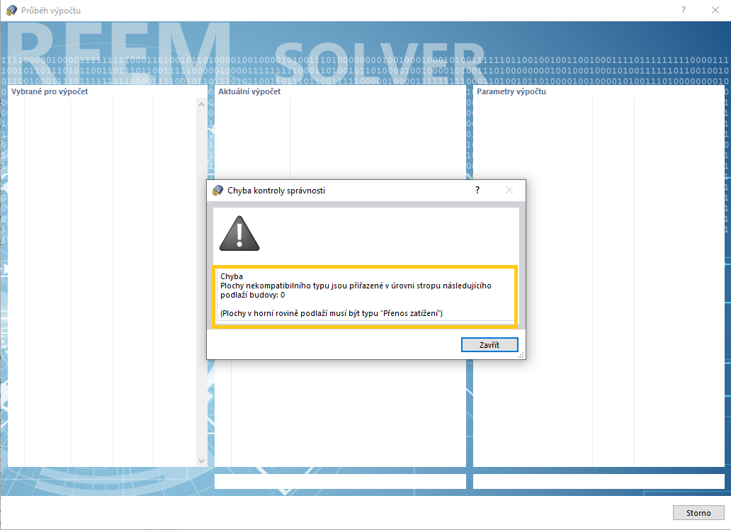 FAQ 005329 | Chybové hlášení