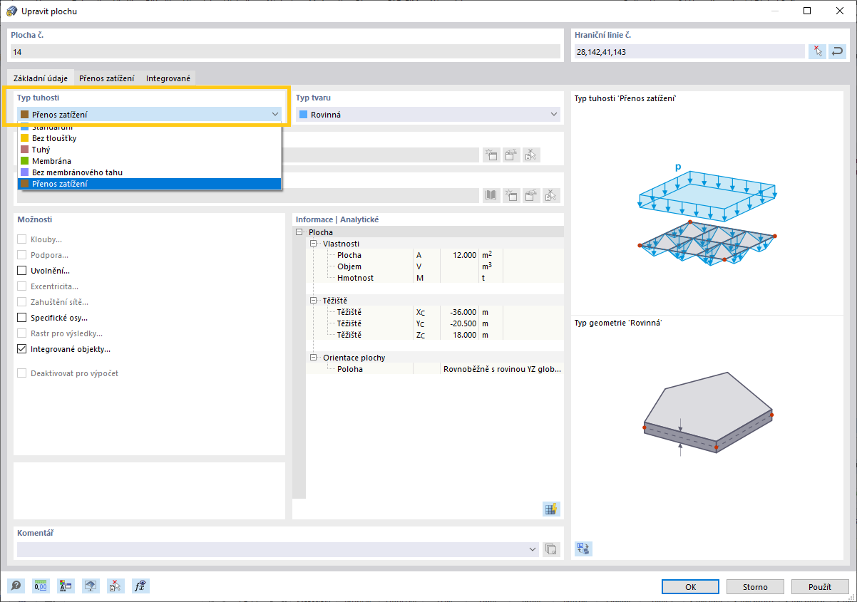 FAQ 005329 | Typ tuhosti plochy