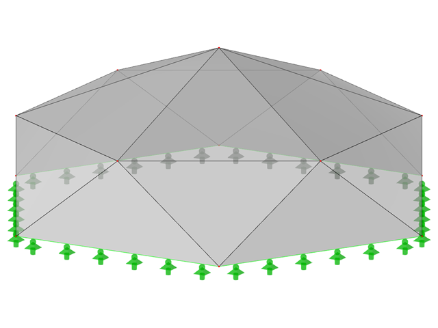 ID modelu 503 | 034-FPC023-a | Pyramidal Folded Polygonal Structure