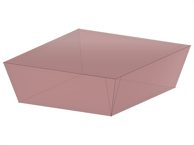 ID modelu 1851 | SLDL003 | Obrácená komolá pyramida
