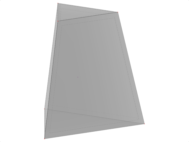 ID modelu 2150 | SLD003 | Zkosený trojúhelníkový jehlan