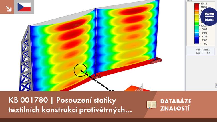 Structural analysis of windbreak porous fabric structures using RFEM and RWIND in a knowledge base setting.