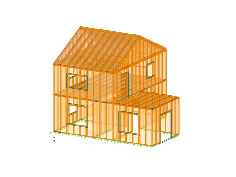 GT 000463 | Rodinný dům s lehkým dřevěným skeletem