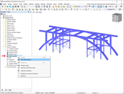 "Výběry objektů" jako pomocné objekty v programu RFEM 6