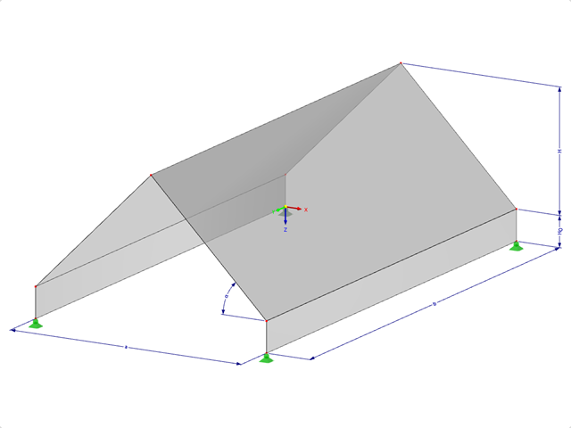 Model 000518 | FPL005 | Sklon pomocí výšky/úhlu/sklonu s parametry