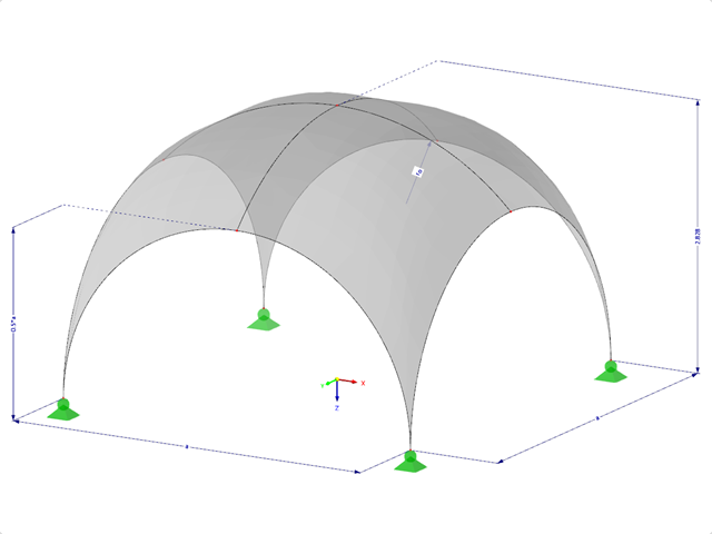Model 002065 | SHD011-a | Rotační skořepiny s parametry