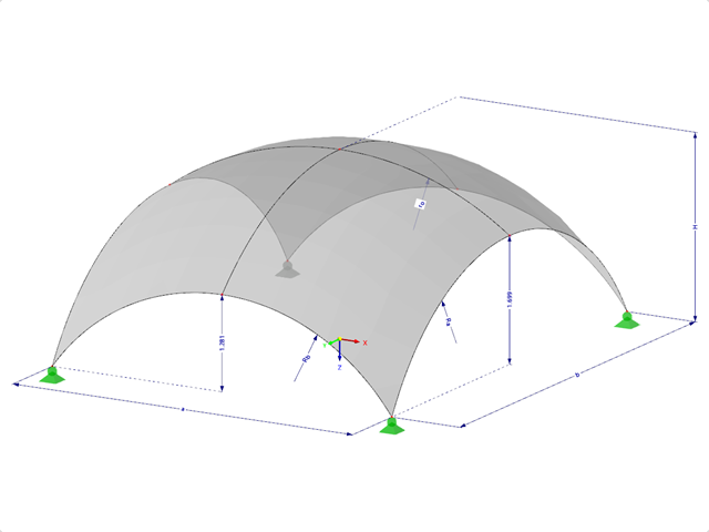 Model 002076 | SHD011-b | Rotační skořepiny s parametry