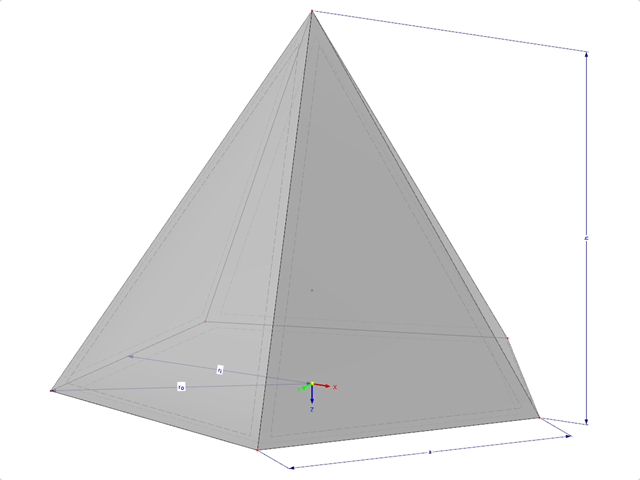 Model 002182 | SLD021 | Zadání pomocí délky okraje, poloměru kružnice vepsané nebo poloměru kružnice opsané. s parametry