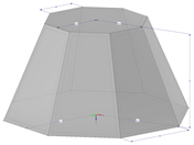 Model 002210 | SLD042 | Zadání pomocí délky okraje, poloměru kružnice vepsané nebo poloměru kružnice opsané. s parametry