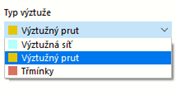 Volba typu výztuže