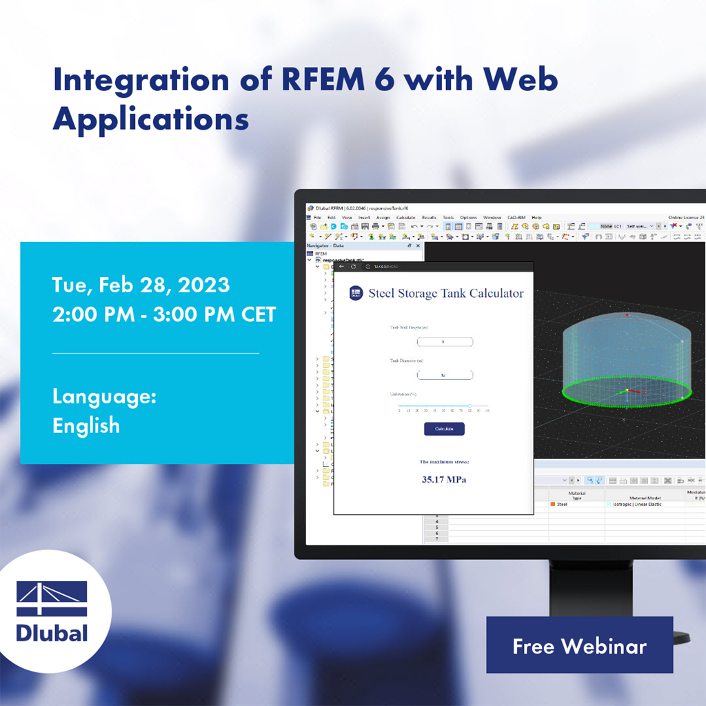 Integrace programu RFEM 6 s webovými aplikacemi