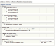 Upravit konfiguraci únosnosti - Stabilita