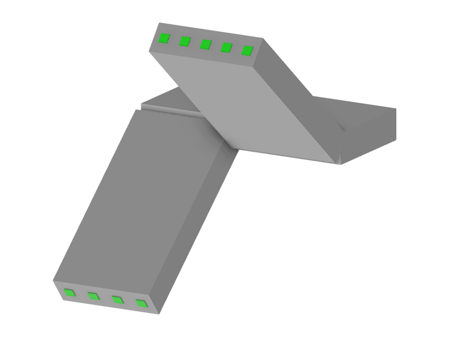 Model 004022 | Konzolové schodiště s automaticky vypočítanými zatíženími