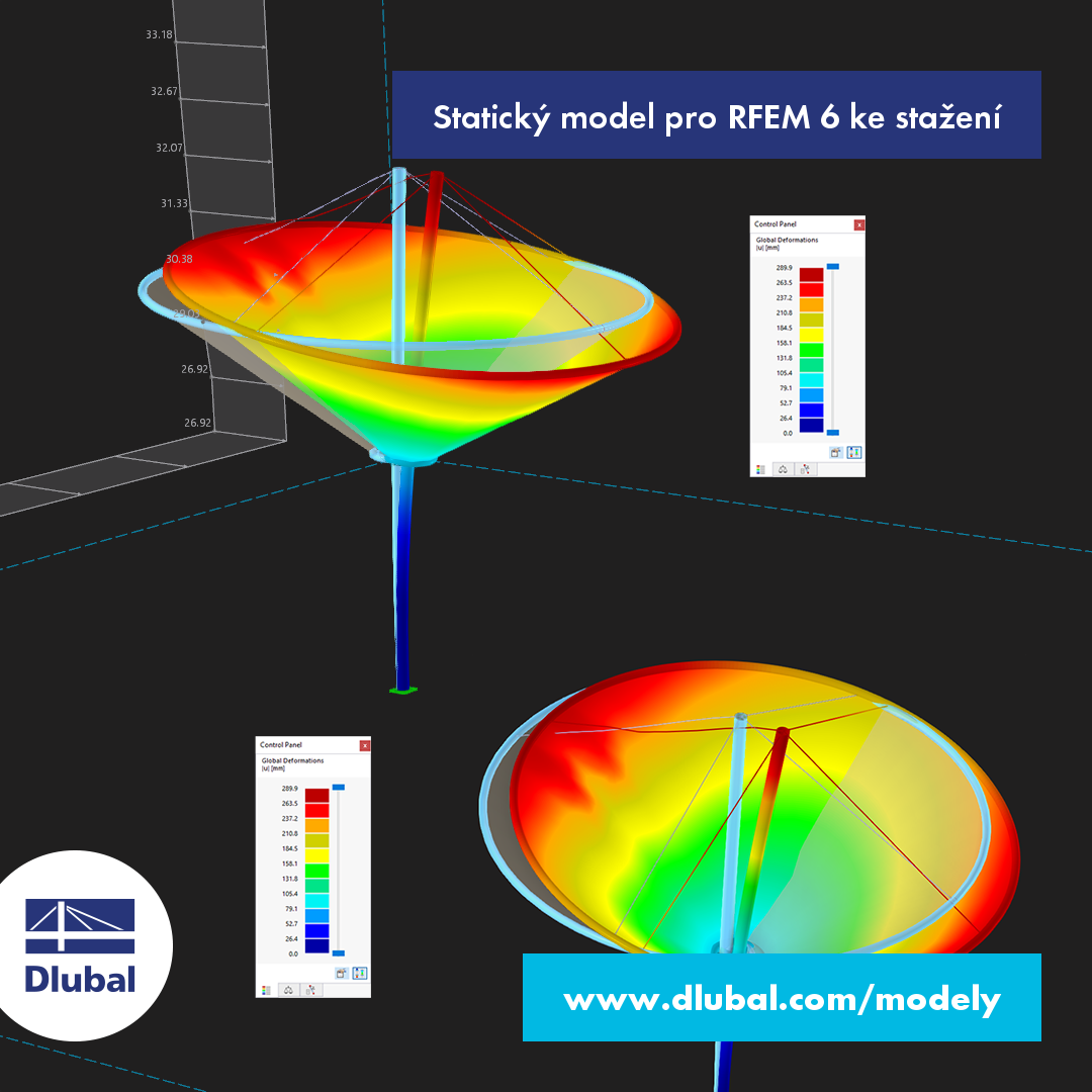Statický model pro RFEM 6 ke stažení