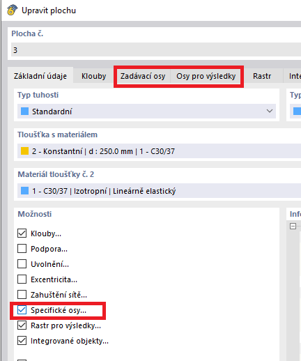 FAQ 005361 | Kde mohu v programu RFEM 6 zobrazit a upravit lokální osové systémy?