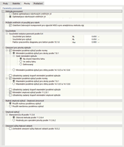 Úpravy konfigurace únosnosti - Plochy