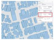 Detailní úroveň sítě 4 a 15 % hustota sítě