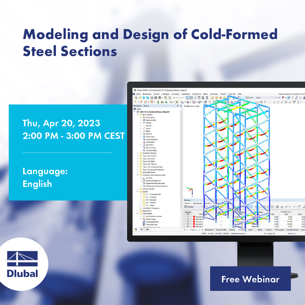 Modelování a posouzení ocelových profilů tvarovaných za studena