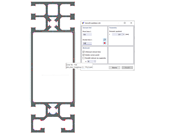 Spojení střednic pomocí funkce 'Vytvořit zaoblený roh'.