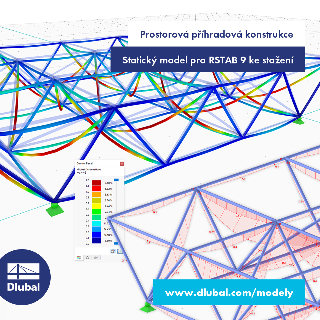 Prostorová příhradová konstrukce