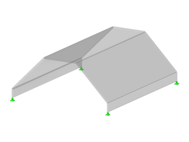 Model 000534 | FPL041 | Střecha z trapézového betonu