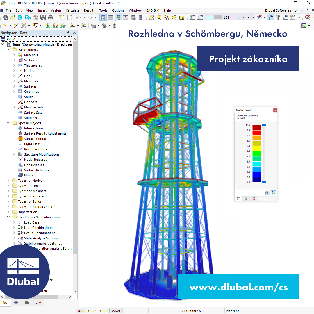 Rozhledna v Schömbergu, Německo