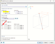 Dialogové okno "Rozdělit linii pomocí vzdáleností"