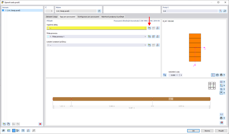 Nová vzpěrná délka