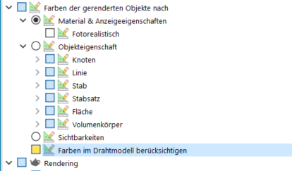 Nezohledňovat barvy v drátěném modelu
