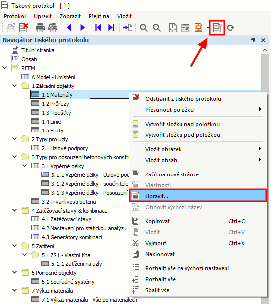 Otevřít Správce tiskových protokolů