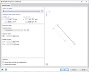 Dělení linie pomocí vzdálenosti