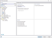 Dialog "Selektor pro export tabulek"