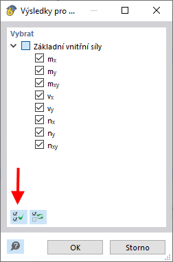 Základní vnitřní síly, které se mají upravit